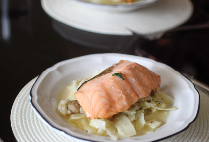 Air fryer salmon fillet recipe