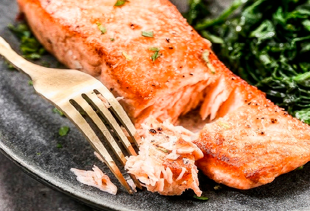 lightly smoked salmon fillet butter