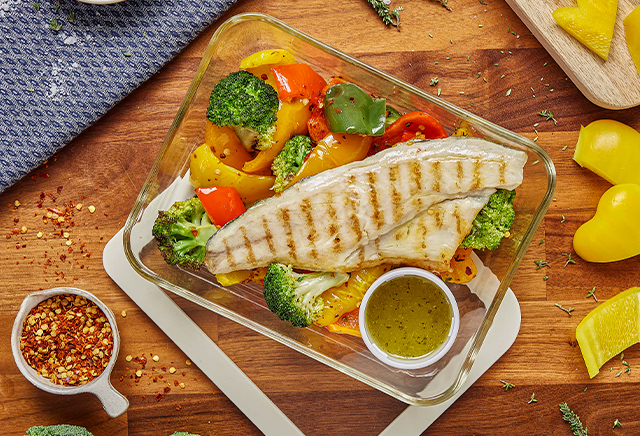 Mediterranean Sea Bass ready to eat